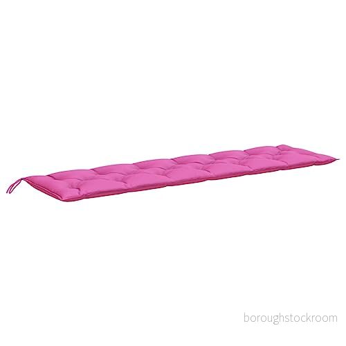 Bänkdyna rosa 200x50x7 cm tyg 8720845710736