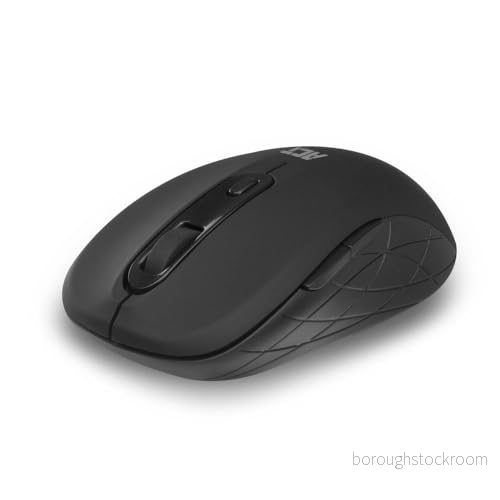 ACT mus trådlös 1600 DPI 2,4 Ghz USB mini dongel vänster och högerhänt lätt AC5125, svart 8716065490725