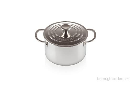 Le Creuset Djup gryta m, lock Signature rostfritt stål, 18cm, 96600618000000 630870155182