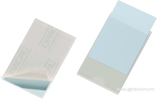 Durable 837919 Ficka POCKETFIX® 90X57mm STORPACK, transparent, 100 stycken 4005546805160