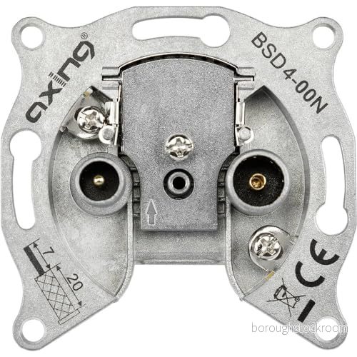 Axing BSD 4 00N enkelbox stickledningsdosa CATV kabel TV 5 1006 MHz 7611682007305