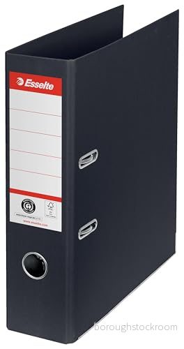 Esselte LAF Pärm nr. 1, 75 mm, 100 % återvunnen kartong, FSC®, Svart 4049793069197