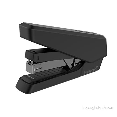 Fellowes Syltfri häftapparat, kapacitet för 40 ark LX870 EasyPress full remsa antibakteriell manuell häftapparat använder både 24/6 mm och 26/6 häftklamrar svart 43859786824
