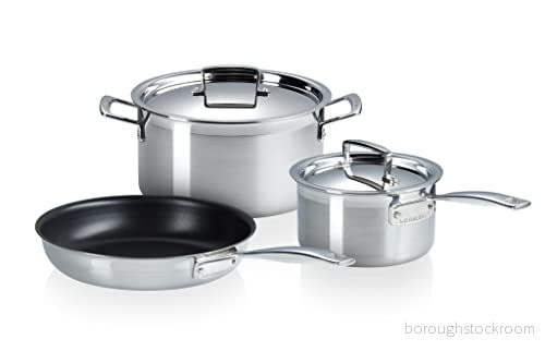 Le Creuset Set m, 3 delar ply rostfritt stål, 53810000010001 630870322744