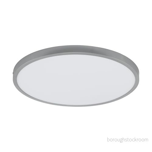 EGLO LED taklampa Fueva 1, 1 lampa taklampa, material: aluminium, plast, färg: silver, vit, Ø: 50 cm, varmvit 9002759972721