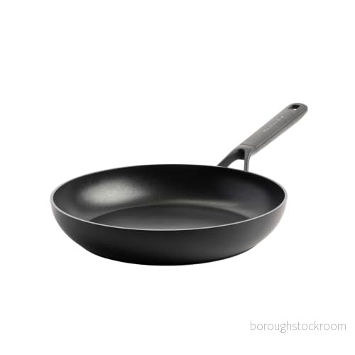 KitchenAid Classic smidd hård anodiserad PFAS-fri hälsosam keramisk non-stick, 30 cm stekpanna, induktion, ugnssäker, svart 4895156668787