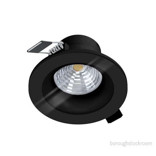 EGLO SALABATE recessed spotlight Ø88 mm 4000K black 9002759994945