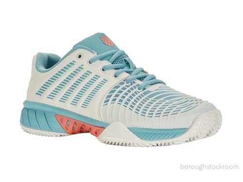 K Swiss Performance dam Express Light 3 HB tennissko, Blanc De Blanc/Nile Blue/Desert Flower, 41,5 EU, Nile Blue Desert 41.5 EU 196483107715