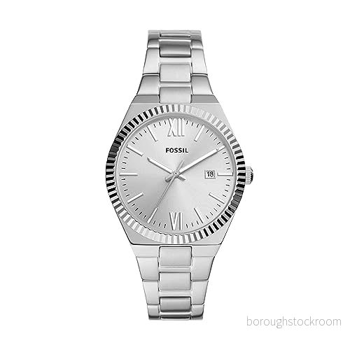 Fossil Scarlette silver 38MM Klocka, Storlek: One Size, Stainless steel 4064092233377