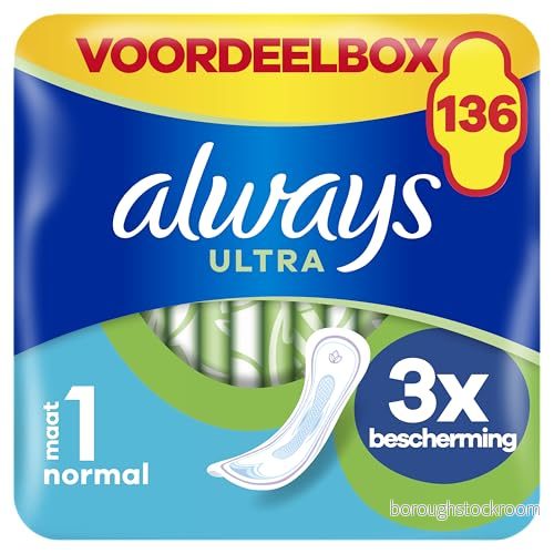 Always Ultra Normal (1) kompressor 136 enheter, superabsorberande och ultratunna, för menstruation. 8006540546154