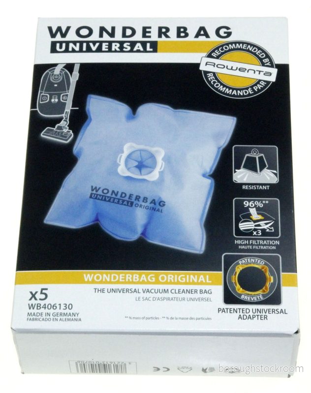 Groupe SEB WB406130 dammsugarpåse dammsugare bag wonderbag* 5 st classic dammsugarpåsar 3221613010706 Groupe SEB WB406130 dammsugarpåse dammsugare bag wonderbag* 5 st classic dammsugarpåsar 3221613010706