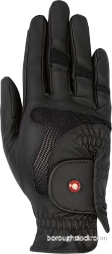 Ridhandskar Professional Air Mesh Svart HKM 4000315833894