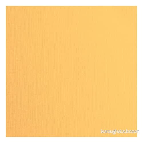 Vaessen Creative Florence cardstock papper, orange, 216 gram/m², kvadratisk, 30,5 x cm, 20 stycken, konsistens, för scrapbooking, korttillverkning, stansning och andra papperslådor 8716052200153