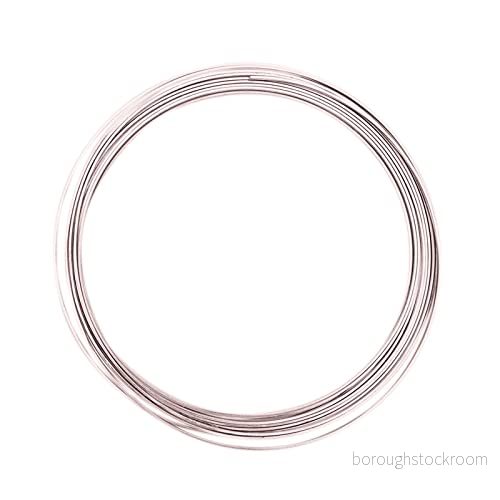 Vaessen Creative Platt aluminium tråd 3,5 x 1 mm 5 m dimmig rosa, 8716052151509