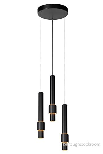 Lucide 24402/15/30 upphängning, aluminium, 12,9 W, svart 5411212241894