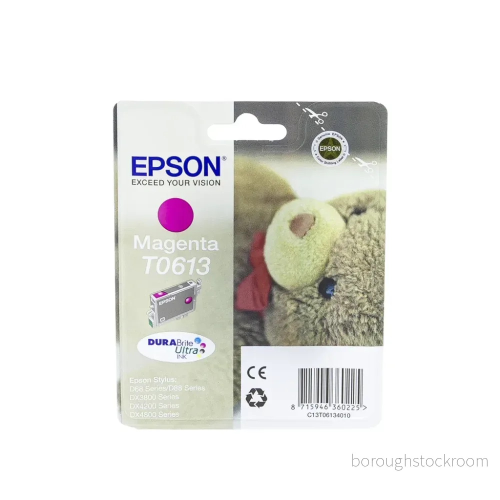 Epson T0613 Bläckpatron Magenta 8715946360225