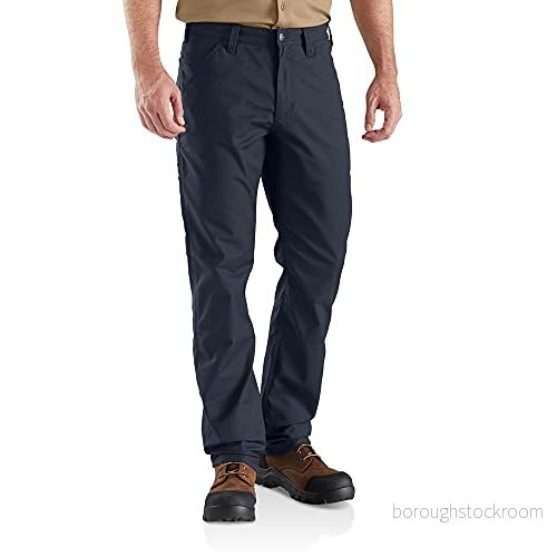 Carhartt herr Byxor Rugged Professional Series Flex Relaxed Fit Canvas arbetsbyxor, marinblå, 30W / 34L 889192731103