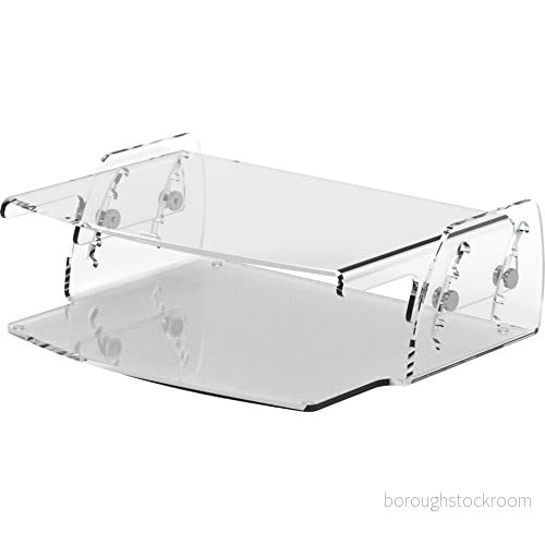 Fellowes Clarity bildskärmsställ, höjdjusterbar, 10 kg bärkraft, transparent 9731101 43859752706