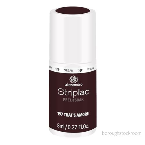 alessandro Striplac UV nagellack That's Amore skonsamt och långvarigt enkel borttagning tack vare Peel Off tekniken vegansk djurförsöksfri 8 ml 4025087481975