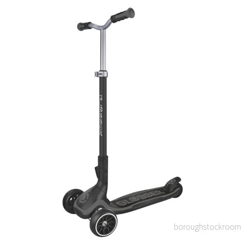 GLOBBER OujiMUM sparkcykel för barn, vuxna, 125/90 mm extra bred, ABEC 7, 3 hjulig, höjdjusterbar, grå 4897070184374