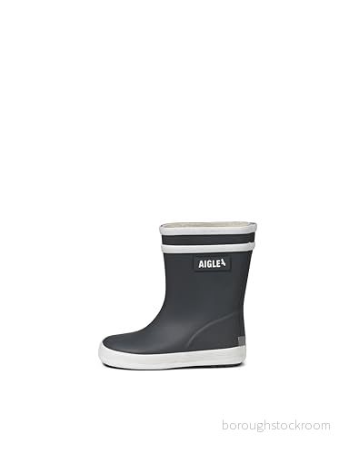 Aigle Blandat barn baby flac 2 regnstövlar, Kolgrå, 20 EU 3246578891320