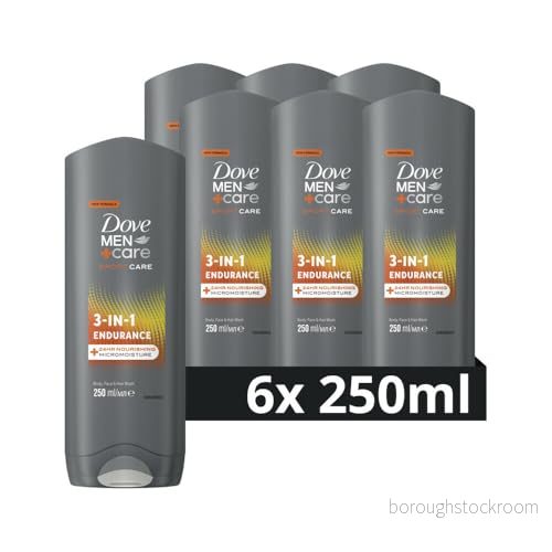6 x Dove duschgel herr Care Sport 250 ml 8720181049620
