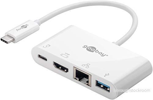 GooBay USB 3.1 Type C til HDMI, Netværk, 3.0 og Opladning 4040849621055