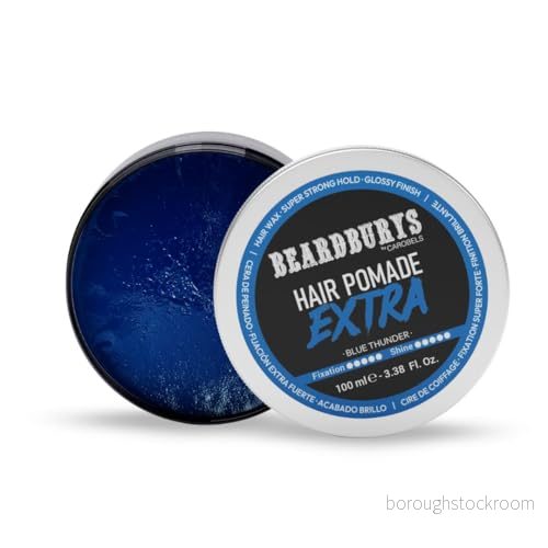Beardburys hårvax extra för män, extremt grepp frisyrer med glänsande finish som förblir intakta hela dagen, 100 ml 8431332127523