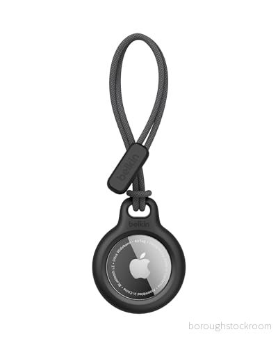 Belkin AirTag-fodral med rem - Secure Holder-skyddsfodral för AirTag - Svart 745883786251