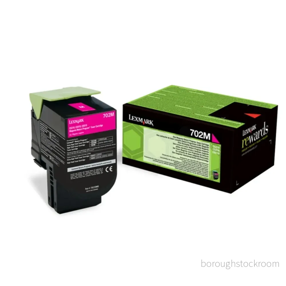 Lexmark 702M Magenta original tonerkassett LCCP, LRP för CS310dn, CS310n, CS410dn, CS410dtn, CS410n, CS510de, CS510dte 734646436564
