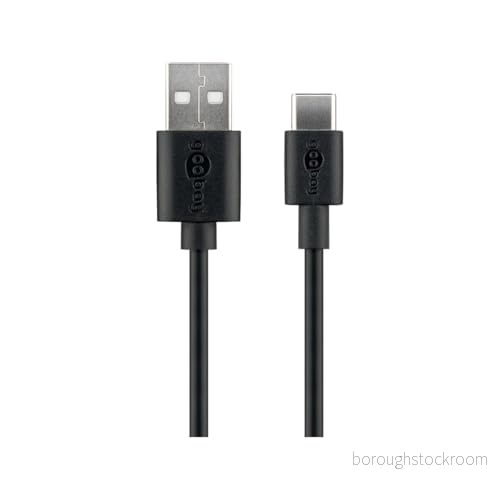 Goobay USB C laddningskabel för smartphone och surfplatta i olika färger längder 4040849591181