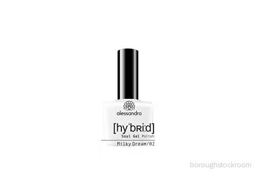 Alessandro hybridlack Milky Dream något transparent vit ton i bara 3 steg perfekta naglar utan LED varar upp till 10 dagar! 4025087281018