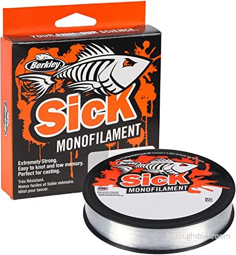 Berkley Sick fiskelina i nylon stark spänning monofilament fisketråd, låg stretch, lågt minne, nötningsbeständig och perfekt för sötvatten saltvatten havsfiske 28632982792