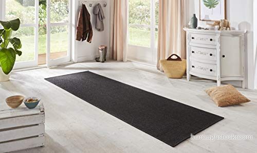 BT Carpet inomhus och utomhuslöpare Nature natursvart, 80 x 500 Cm Naturschwarz 80x150 4260578027113