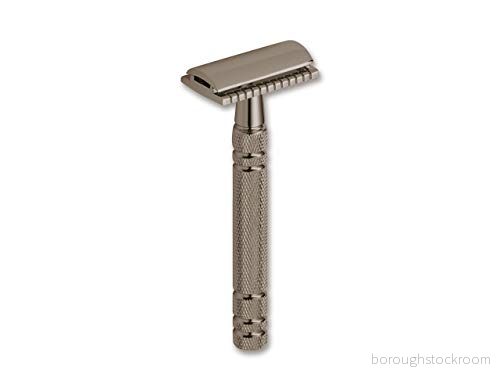 Böker Plus Manufaktur Solingen rakhyvel, Boraso Gunmetal, grå brun 4045011223396