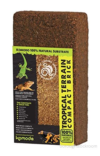 Komodo tropisk terräng kompakt tegel, naturligt substrat för skogs eller regnskogslivsmiljöer 5023556460017