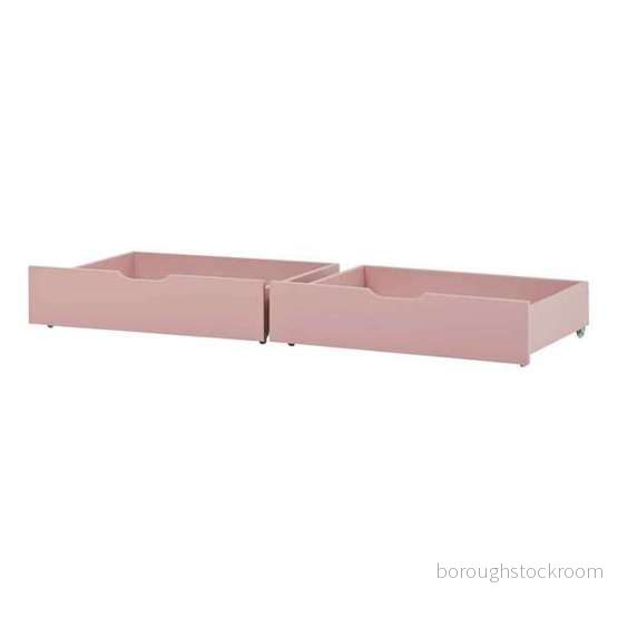 Hoppekids Sänglåda IDA MARIE 2 pack, Pale Rose 5706558042404