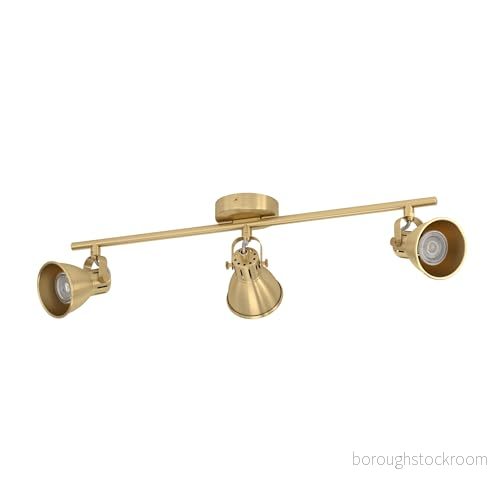 EGLO Seras Takspotlight - Borstad Mässing-Guld - 3-flammig 9008606235667