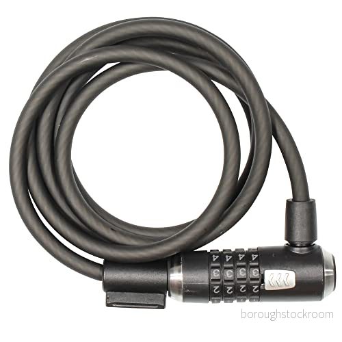 Kyptonite kryptoflex 1018 10mm combo cable bhajeti kukiya kiyi 10 x 180, mukuru unisex, dema, 183cm 720018005216