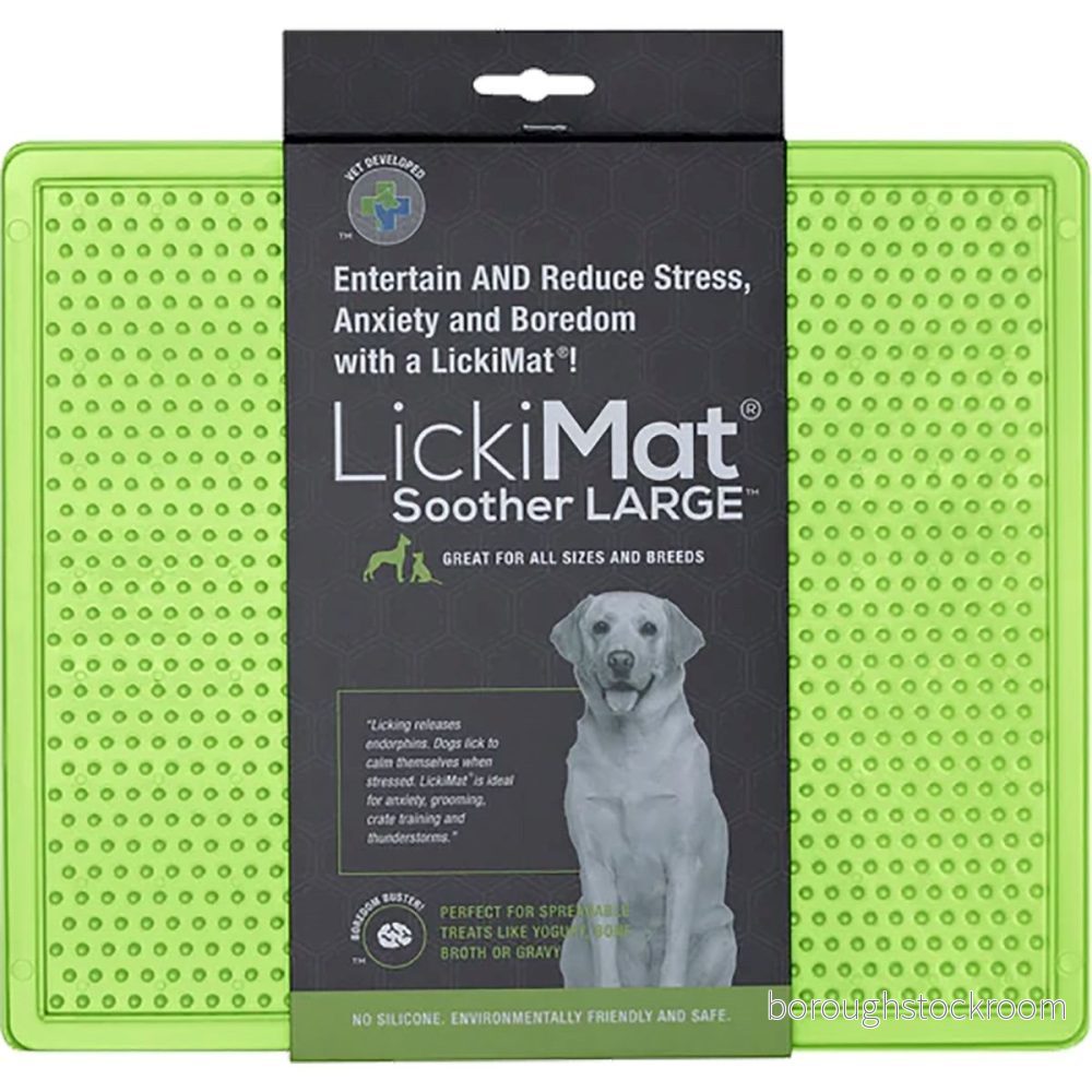Hundskål Lickimat Soother Large Grön 30x25 cm 9349785005260