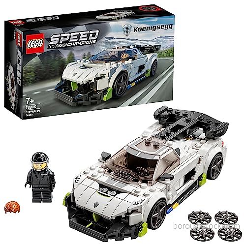 LEGO 76900 Koenigsegg Jesko Speed Champion 280 pièces Age7 + brique enfants cadeau jouets éducatifs 5702016912371