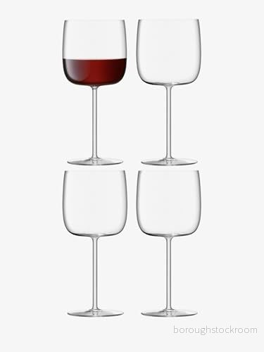 LSA International Borough vinglas 450 ml klar x 4 5012548569067