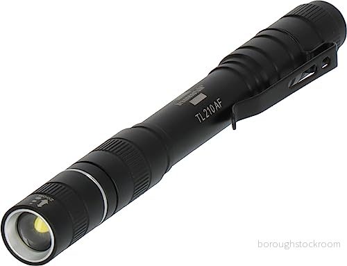 Brennenstuhl uppladdningsbar ficklampa LED LuxPremium TL 210 AF/handlampa med ljusstark Osram (200lm, upp till 13h brinntid, 55m ljusvidd, stänkskyddad IP44) 4007123684656