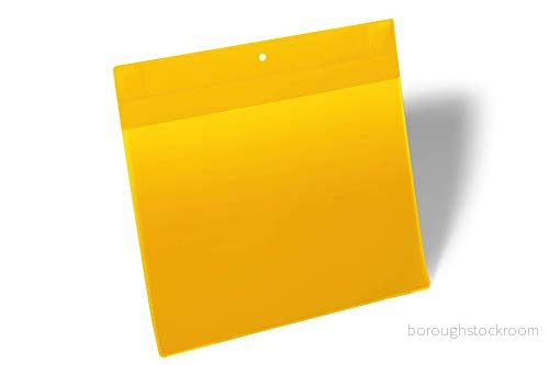 Durable Plastficka Plus A4L Magnet Gul - 10 st 4005546997179