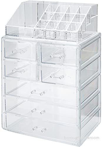 InnovaGoods® Sminkförvaring Bioy, ordnat och lättillgängligt smink, med 12 olika fack, trädesign halkfria fötter, idealiskt för personer som sminkar sig dagligen. 8435527813079