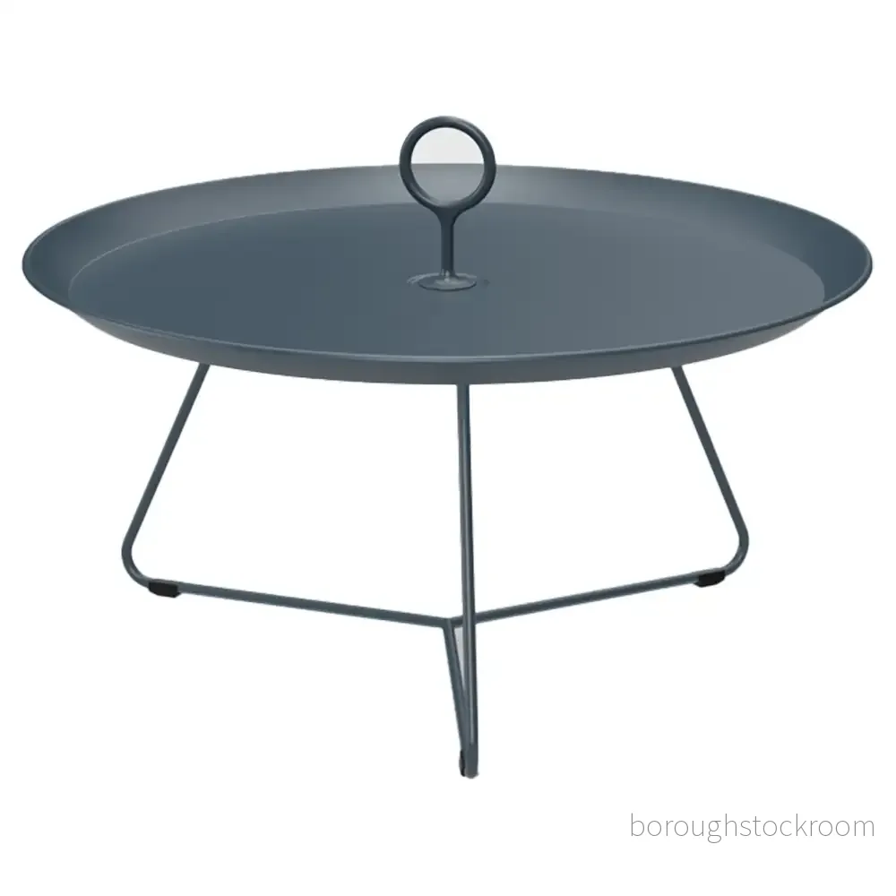 HOUE EYELET Tray Table Bricka bord Midnight Blue Ø70 H53 x Ø71 W71 cm 5714098024118