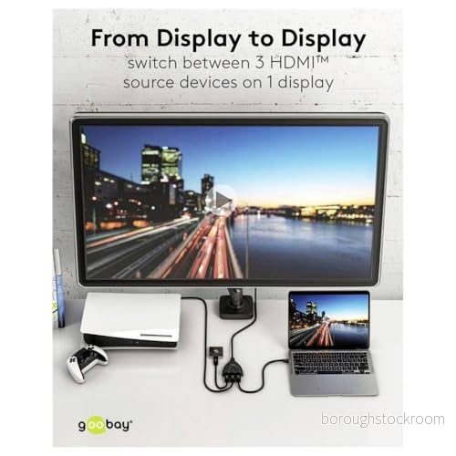 Goobay 58488, HDMI, 0,55 m, 107 mm, 115,5 19 g 4040849584886