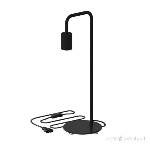 Calex U Line bordslampa med 1,5 m kabel, svart 8712879147381