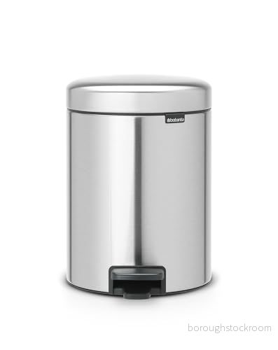 Brabantia NewIcon Pedalhink 5 liter - Matt stål, Fingeravtrycksfri 8710755112102