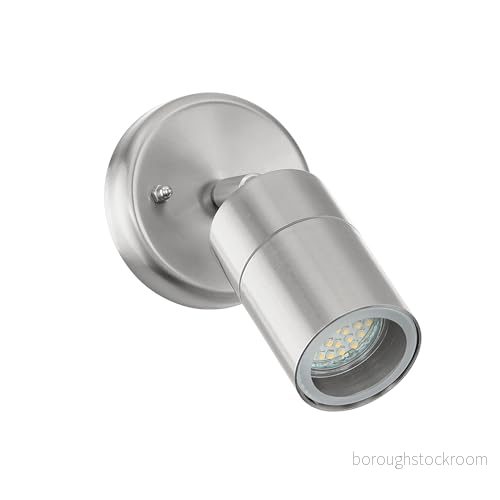 Eglo Stockholm 1 Vägglampa - Rostfritt Stål / Klar 9002759932688